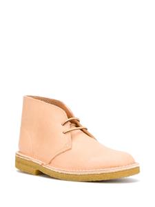 Clarks Originals Leren enkellaarzen - Beige