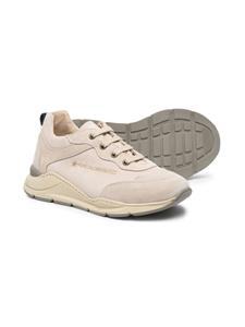 Pèpè Sneakers met logo-reliëf - Beige