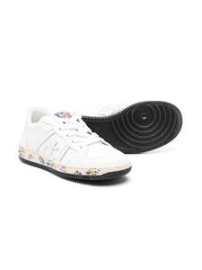 Premiata Kids Sneakers verfraaid met logo - Wit