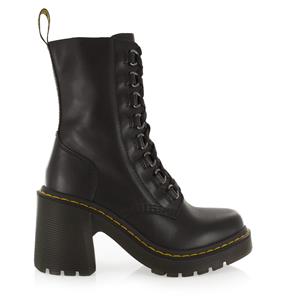 Dr martens Chesney laars Zwart Leer Enkellaars met hak Dames