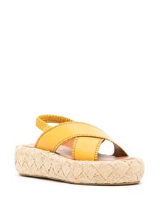 Clergerie Adom sandalen met plateauzool - Geel