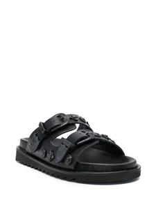 Toga Pulla Slippers verfraaid met studs - Zwart