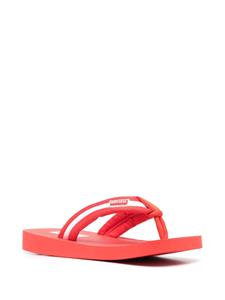 Kenzo Gestreepte teenslippers - Rood