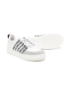Dsquared2 Kids Leren sneakers - Wit