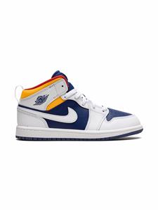 Jordan Kids Jordan 1 Mid sneakers - Wit