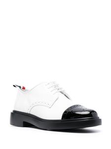 Thom Browne RWB contrasting toecap brogues - 980 BLK/WHT