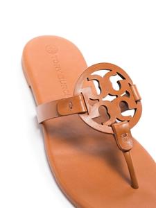 Tory Burch Miller leren sandalen - Bruin