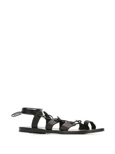 Ancient Greek Sandals Alcyone veterschoenen - Zwart