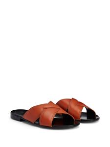 Giuseppe Zanotti Flavio leren sandalen - Orange