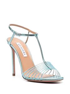 Aquazzura Amore Mio sandalen met kristal - Blauw