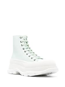 Alexander McQueen Tread Slick enkellaarzen - Groen