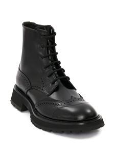 Alexander McQueen Punk Worker veterlaarzen - Zwart