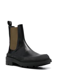 Alexander McQueen Leren Chelsea laarzen - Zwart