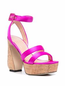 Si Rossi Antonia satijnen sandalen - Roze