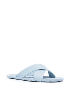 Senso Franky slippers met gekruiste bandjes - Blauw