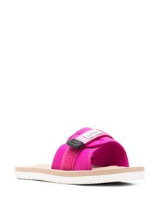 Suicoke Slippers met logo - Roze