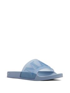 Mallet Semi-doorzichtige slippers - Blauw