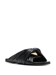JW Anderson Leren sandalen - Zwart