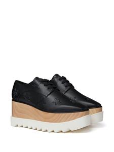 Stella McCartney Elyse Oxford schoenen met plateauzool - Zwart