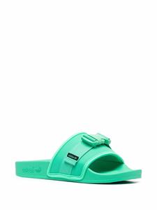 Adidas Adilette slippers met rits - Groen