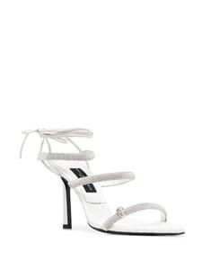 Philipp Plein Sandalen met bandjes - Wit