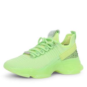 Steve Madden Maxilla-R dames sneaker neon groen