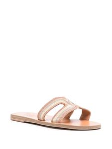 Ancient Greek Sandals Kentima slip-on slippers - Beige