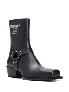 Dsquared2 Exclusive for Vitkac enkellaarzen - Zwart