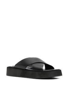 Senso Pippi I sandalen met plateauzool - Zwart