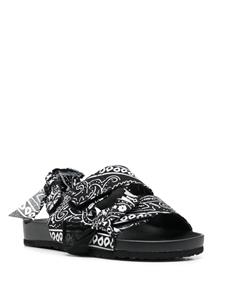Arizona Love Sandalen met bandanadetail - Zwart