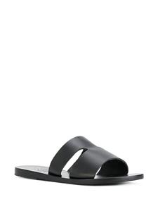 Ancient Greek Sandals classic slip-on sandals - Zwart
