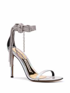Alexandre Vauthier Diana sandalen verfraaid met kristallen - Zilver