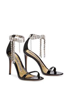 Alexandre Vauthier Tiffany sandalen verfraaid met kristallen - Zwart