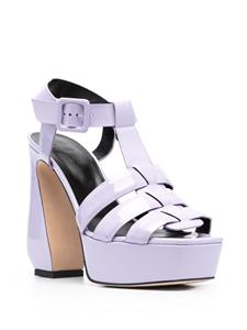 Sergio Rossi Sandalen met open neus - Paars