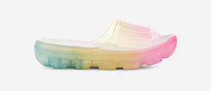 Ugg Jella Clear Watercolors-slipper voor Dames in Rainbow Blend, 