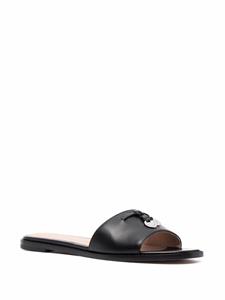 Scarosso Beatrice leren sandalen - Zwart