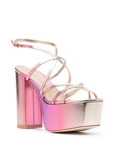 Stuart Weitzman Barelythere sandalen met plateauzool - Roze