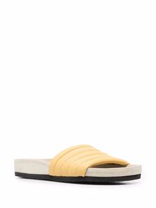 ISABEL MARANT Shellea gewatteerde slippers - Geel