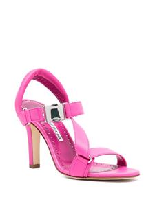 Manolo Blahnik Leren sandalen - Roze