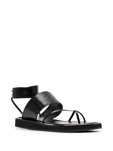 Paris Texas Leren sandalen - Zwart