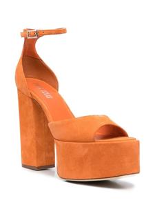 Paris Texas Tatiana sandalen met plateauzool - Oranje