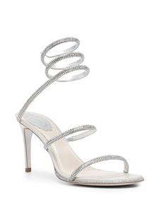 René Caovilla Cleo wikkel sandalen - Zilver