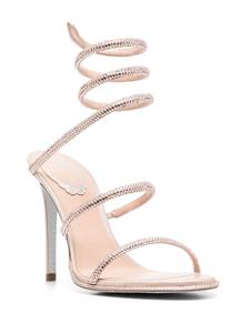 René Caovilla Stiletto sandalen met stras - Roze