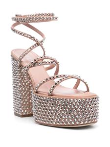 Paris Texas Holly Marina sandalen met plateauzool - Roze