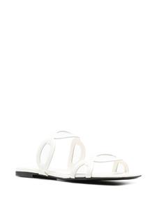 Valentino Chain 1967 slippers - Wit