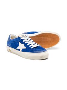 Golden Goose Kids Super-Star suède sneakers - Blauw