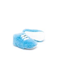 MONTELPARE TRADITION Sneakers met imitatiebont - Blauw