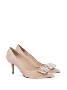 Gianvito Rossi Jaipur suède pumps - Beige