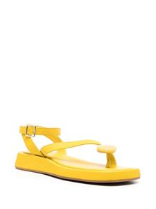 GIABORGHINI Sandalen met open neus - Geel