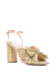 Loeffler Randall Camellia leren sandalen - Goud